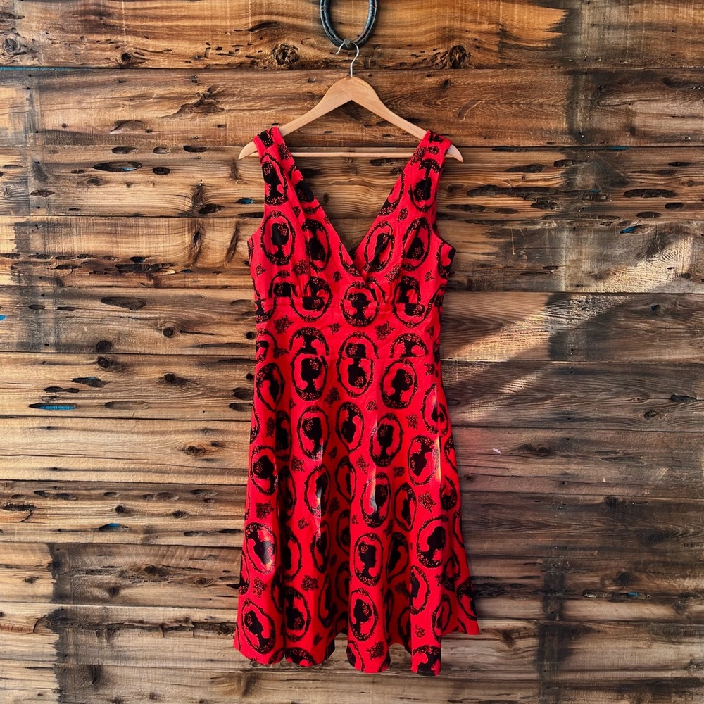 JAWBREAKER | Vintage Punk Grunge Red and Black Sleeveless Dress XL